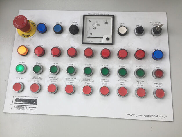 New control desk built for the T.H Moore quarry plant