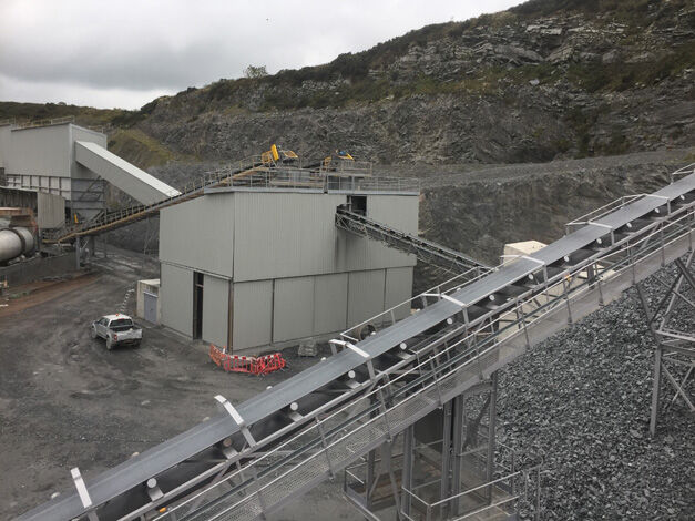 New quarry plant and conveyors installed for T.H Moore